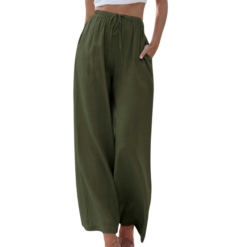 ADELINE™️  I  ELEGANT COTTON AND LINEN TROUSERS