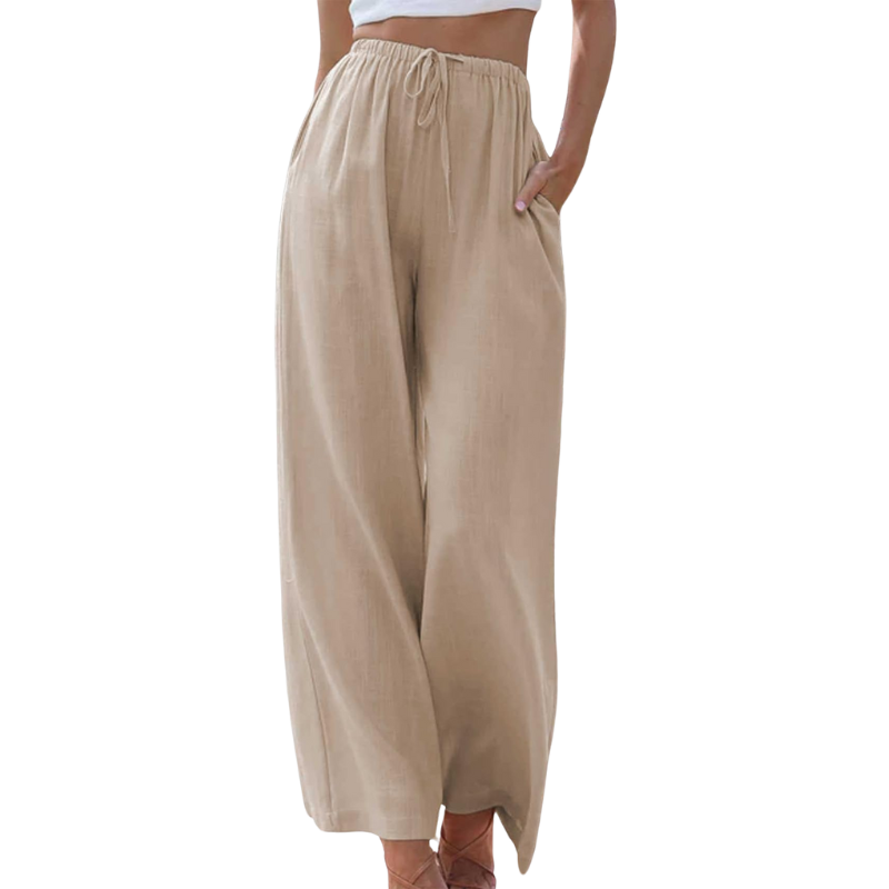 ADELINE™️  I  ELEGANT COTTON AND LINEN TROUSERS