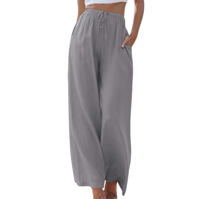 ADELINE™️  I  ELEGANT COTTON AND LINEN TROUSERS