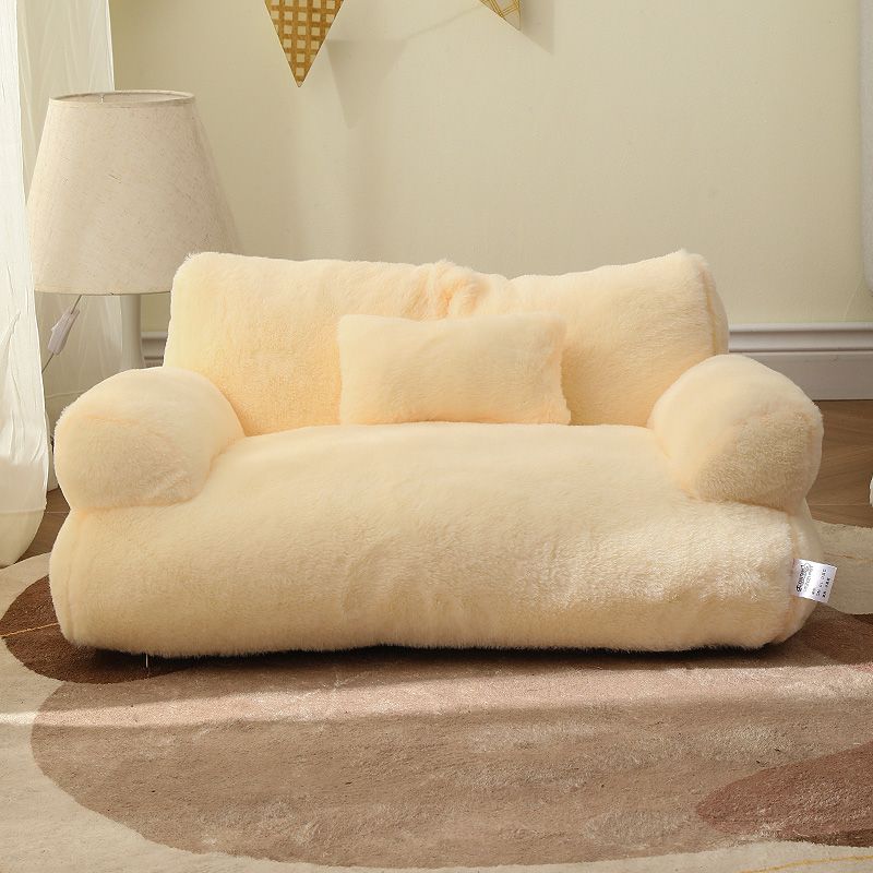 SnugNest | Soft fleece animal sofa